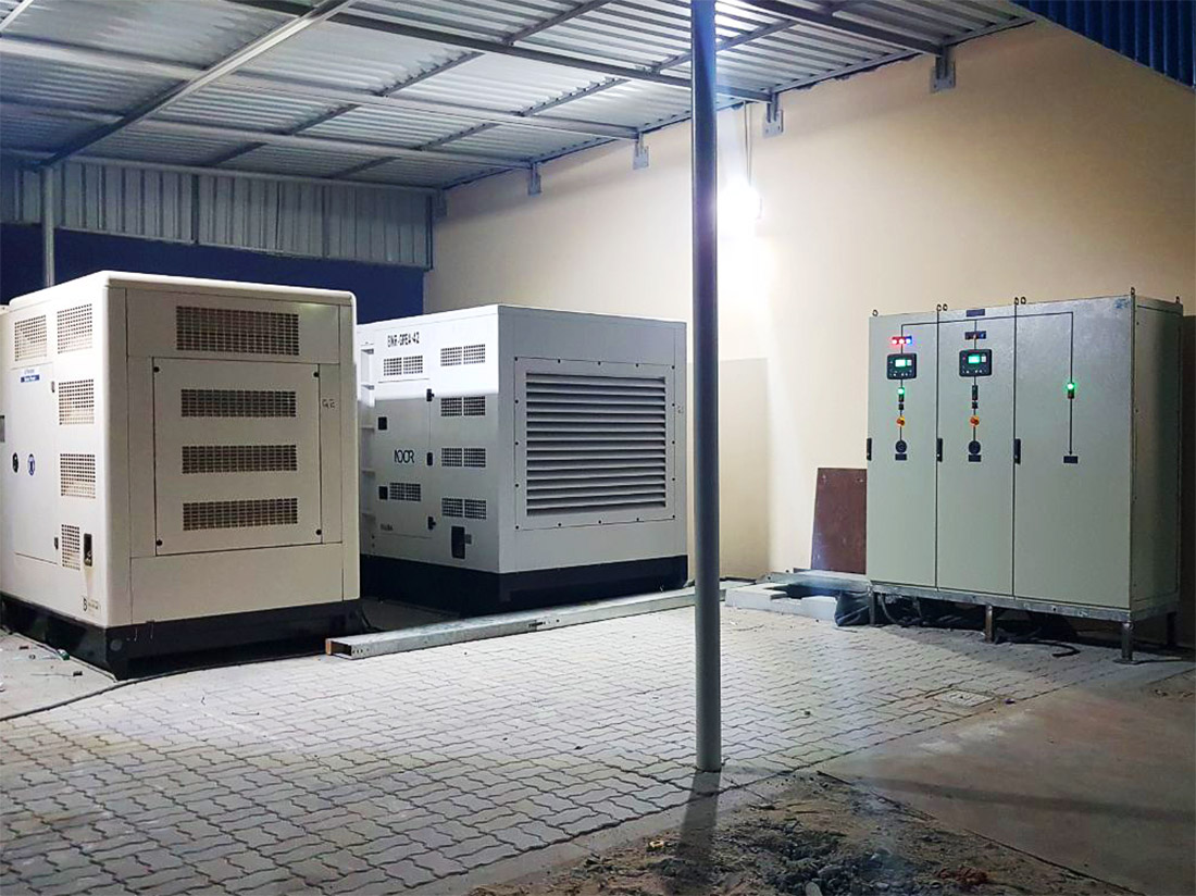 installation site testing commissioning 2 650kva synchronization panel 2 - Projects